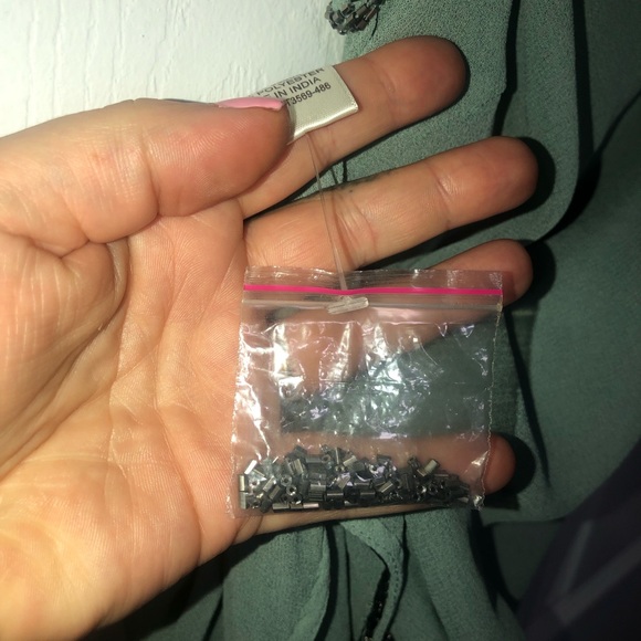 Willow & Clay seafoam beaded tank - Picture 6 of 8